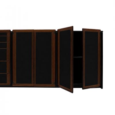 Afra Tobia Scarpa Mid Century Afra And Tobia Scarpa Italian Wood Black Lacquer 1970s Sideboard
