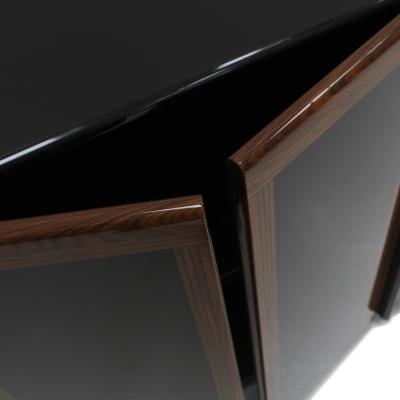 Afra Tobia Scarpa Mid Century Afra And Tobia Scarpa Italian Wood Black Lacquer 1970s Sideboard