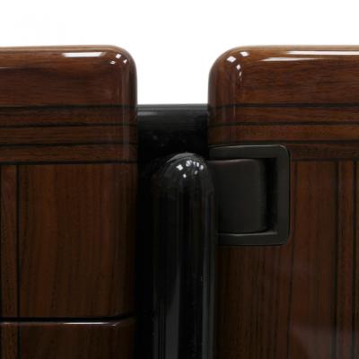 Afra Tobia Scarpa Mid Century Afra And Tobia Scarpa Italian Wood Black Lacquer 1970s Sideboard