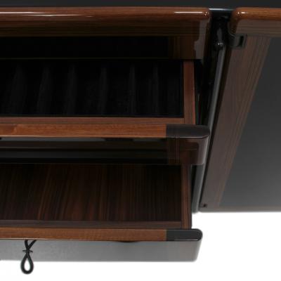 Afra Tobia Scarpa Mid Century Afra And Tobia Scarpa Italian Wood Black Lacquer 1970s Sideboard