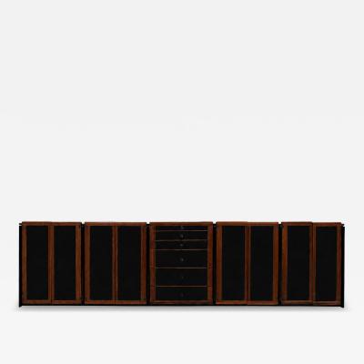 Afra Tobia Scarpa Mid Century Afra And Tobia Scarpa Italian Wood Black Lacquer 1970s Sideboard