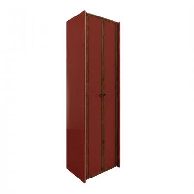 Afra Tobia Scarpa Mid Century Afra Tobia Scarpa Italian Wood Red Lacquer 1960s Tall Cabinet