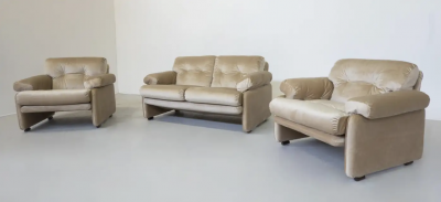 Afra Tobia Scarpa Mid Century Modern Two Seater Coronado Sofa by Tobia Afra Scarpa Italy 1960s