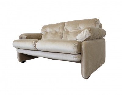 Afra Tobia Scarpa Mid Century Modern Two Seater Coronado Sofa by Tobia Afra Scarpa Italy 1960s