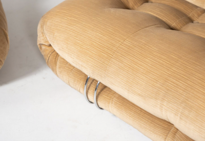 Afra Tobia Scarpa Mid Century Soriana Seating Set by Tobia Afra Scarpa for Cassina 1970s