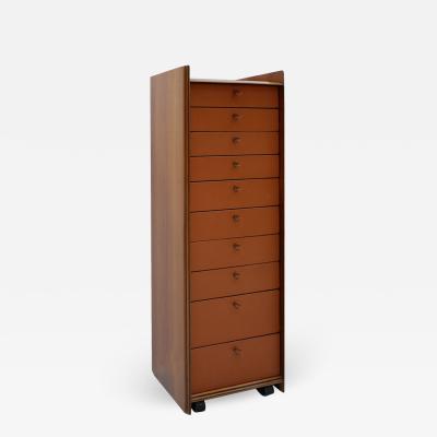 Afra Tobia Scarpa Midcentury Afra and Tobia Scarpa for Maxalto Africa Italian Chest of Drawers