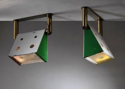 Afra Tobia Scarpa Pair of Afra Tobia Scarpa ceiling lamps