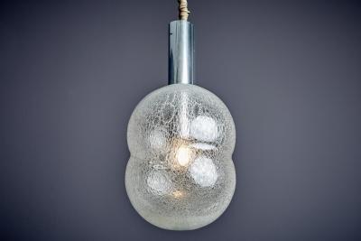 Afra Tobia Scarpa Pair of Bilobo Glass Pendant for Flos by Afra Tobia Scarpa