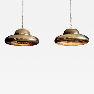 Afra Tobia Scarpa Pair of Fior Di Loto Pendant Lamp by Tobia Scarpa