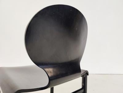 Afra Tobia Scarpa Set of 4 Dining Chairs by Afra Tobia Scarpa for Molteni