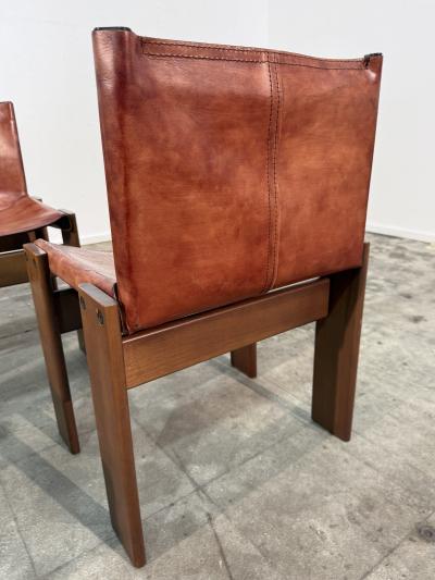 Afra Tobia Scarpa Set of 4 Monk Chairs by Afra Tobia Scarpa Italy 1973