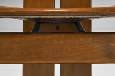 Afra Tobia Scarpa Set of Four Africa Chairs by Afra and Tobia Scarpa for Maxalto Italy 1975