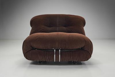 Afra Tobia Scarpa Soriana Single Seat Chairs by Afra and Tobia Scarpa for Cassina Italy 1969
