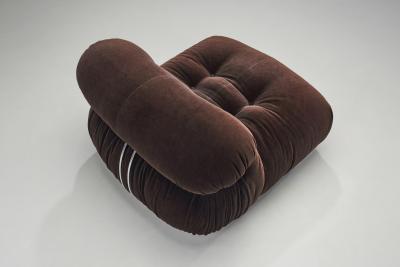 Afra Tobia Scarpa Soriana Single Seat Chairs by Afra and Tobia Scarpa for Cassina Italy 1969