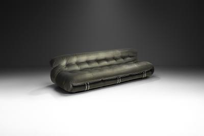 Afra Tobia Scarpa Soriana Sofa by Afra and Tobia Scarpa for Cassina Italy 1969