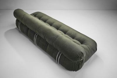 Afra Tobia Scarpa Soriana Sofa by Afra and Tobia Scarpa for Cassina Italy 1969
