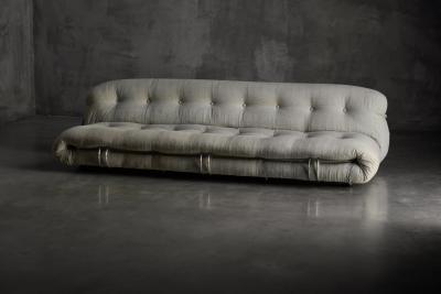 Afra Tobia Scarpa Soriana Sofa by Afra and Tobia Scarpa for Cassina Italy 1970s