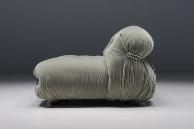 Afra Tobia Scarpa Soriana Two Seater by Afra Tobia Scarpa for Cassina 1970s