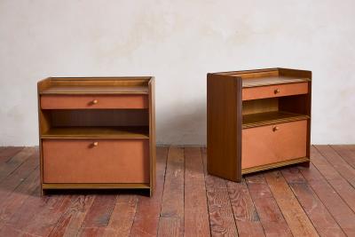Afra Tobia Scarpa Tobia Scarpa Leather Nightstands