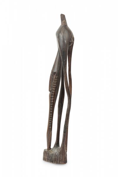 African 20th Century Carved Wood Makonde Abstract Figure