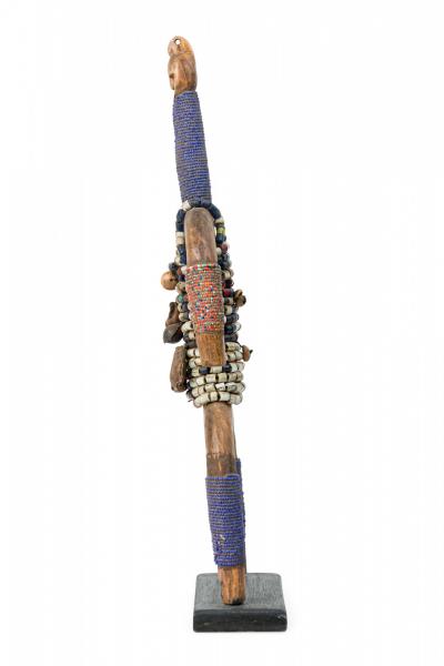 African Cameroon 20th Century Carved Wood Oversized Namchi Doll