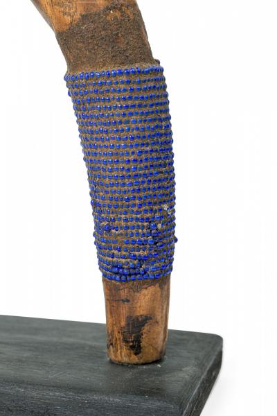 African Cameroon 20th Century Carved Wood Oversized Namchi Doll
