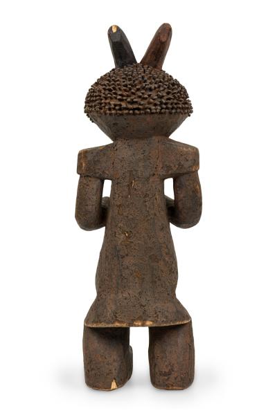 African Cameroon 20th Century Hand Carved Mabila Ancestor Figure