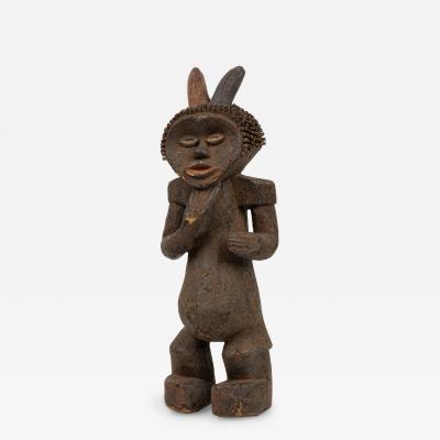 African Cameroon 20th Century Hand Carved Mabila Ancestor Figure