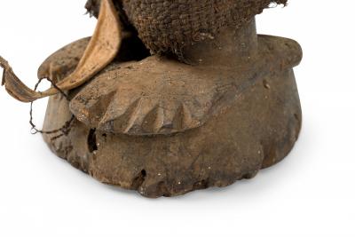 African Congo 20th Century Carved Wood Songye Fetish Figure