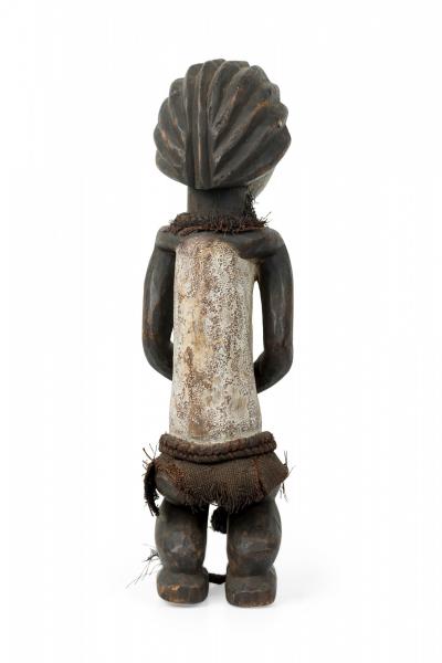 African Gabon 20th Century Carved Wood Ambete Reliquary Figure
