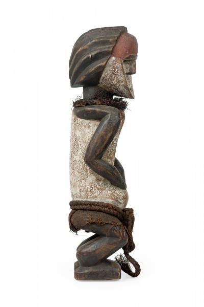 African Gabon 20th Century Carved Wood Ambete Reliquary Figure