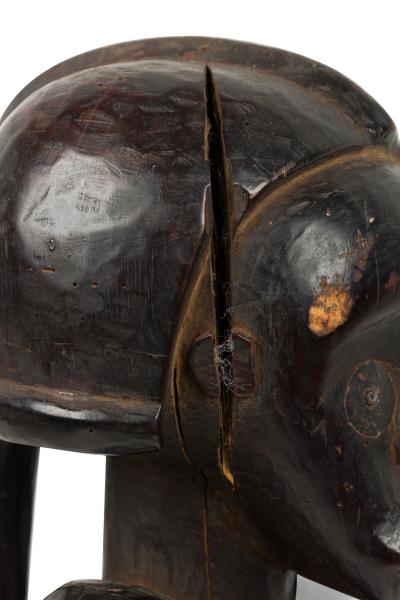 African Gabon 20th Century Hand Carved Fang Ancestor Figure