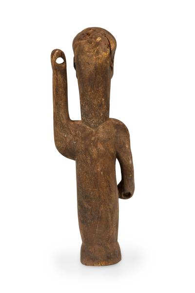African Gabon 20th Century Hand Carved Vuvi Figure