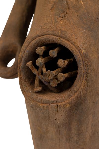 African Gabon 20th Century Hand Carved Vuvi Figure