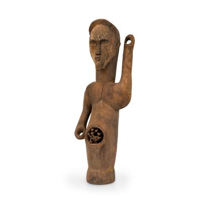 African Gabon 20th Century Hand Carved Vuvi Figure