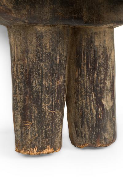 African Gabon 20th Century Hand Made Anthropomorphic Double Bellows