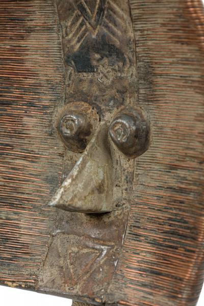 African Gabon Congo 20th Century Carved Wood Kota Mahangwe Reliquary Guardian