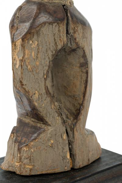 African Gabon Congo 20th Century Carved Wood Kota Mahangwe Reliquary Guardian