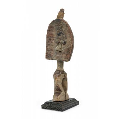 African Gabon Congo 20th Century Carved Wood Kota Mahangwe Reliquary Guardian
