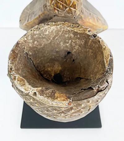 African Gabon Kota People of Sebe Valley Reliquary Pipe 20th Century