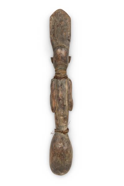 African Gabon Mid 20th Century Hand Carved Tsogo Ceremonial Spoon