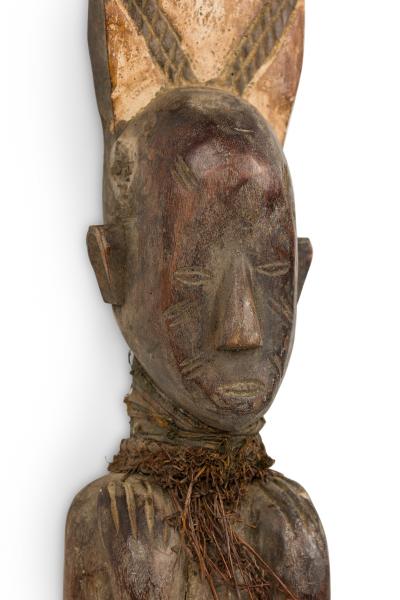 African Gabon Mid 20th Century Hand Carved Tsogo Ceremonial Spoon