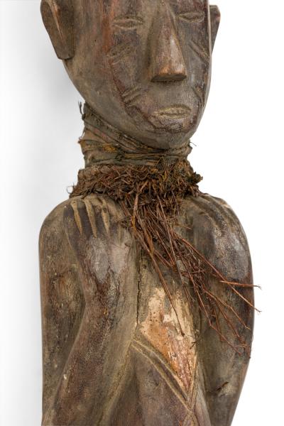 African Gabon Mid 20th Century Hand Carved Tsogo Ceremonial Spoon