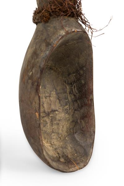African Gabon Mid 20th Century Hand Carved Tsogo Ceremonial Spoon