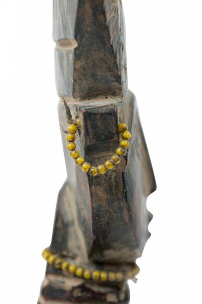 African Ghana Contemporary Carved Wood Ashanti Fertility Doll
