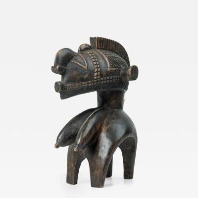 African Guinea 20th Century Carved Wood Baga Nimba Helmet Shoulder Mask
