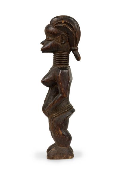 African Ivory Coast 20th Century Hand Carved Dan Fertility Figure