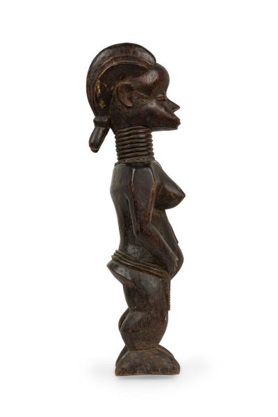 African Ivory Coast 20th Century Hand Carved Dan Fertility Figure