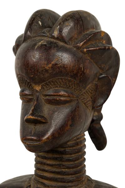 African Ivory Coast 20th Century Hand Carved Dan Fertility Figure