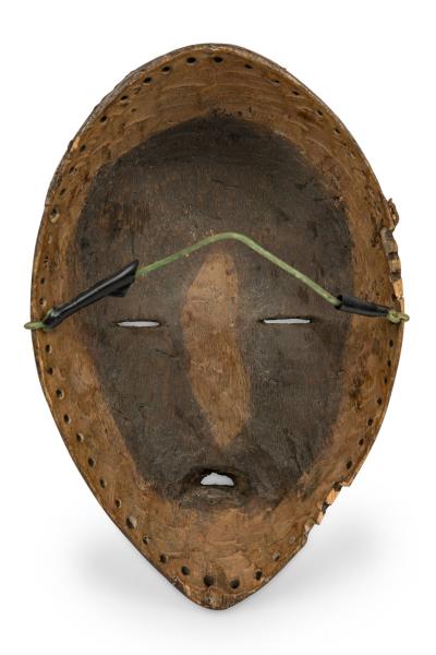 African Ivory Coast 20th Century Hand Carved Wooden Dan tankagle Mask